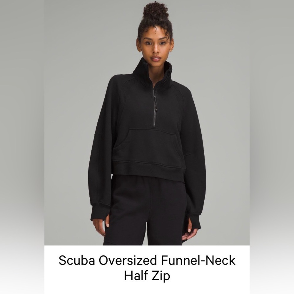 Lululemon Scuba Oversized Funnel Half-Zip
